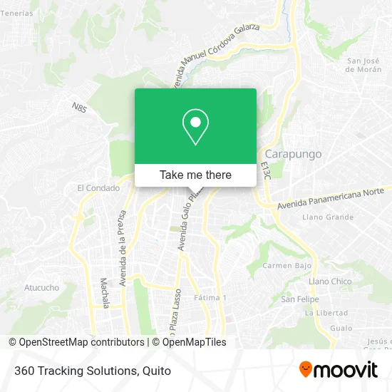 360 Tracking Solutions map