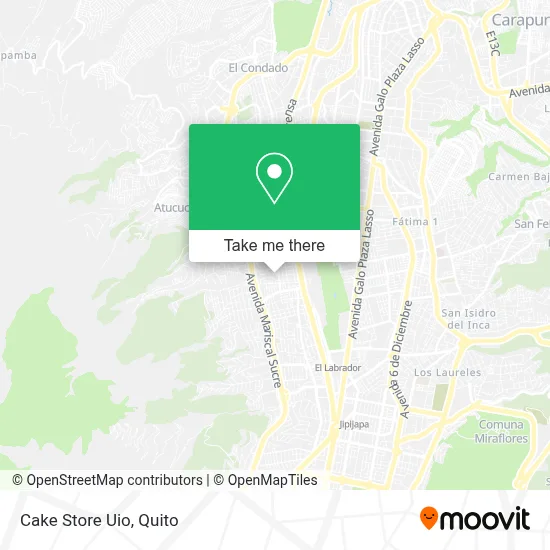 Cake Store Uio map