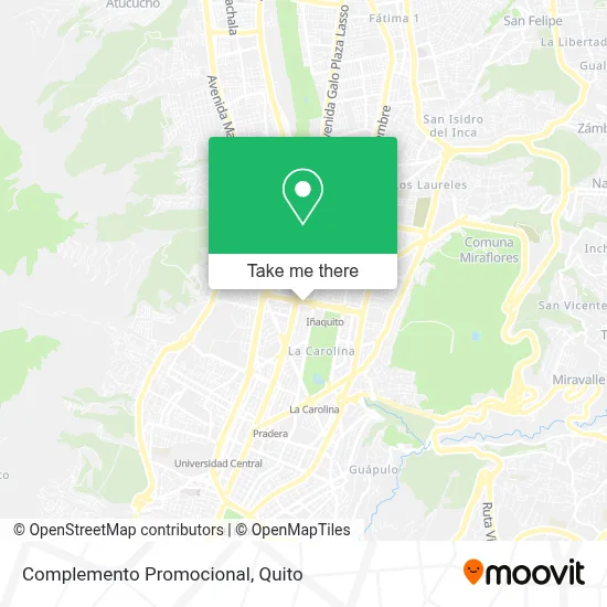 Complemento Promocional map