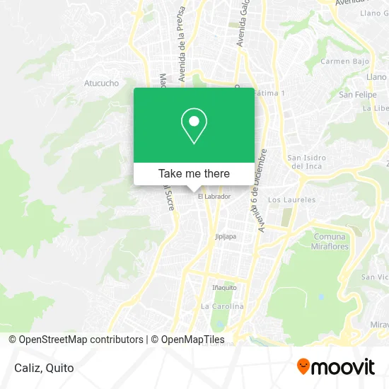 Caliz map