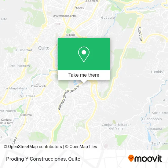 Proding Y Construcciones map