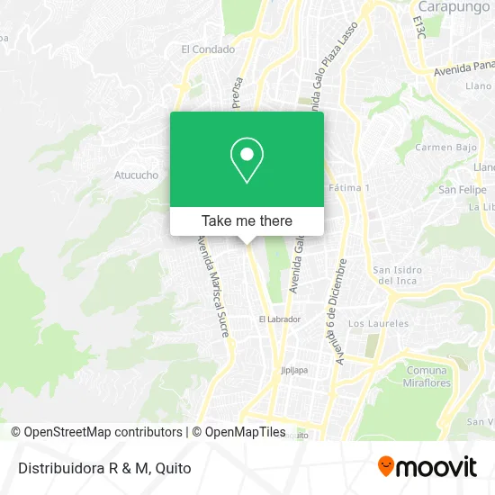 Distribuidora R & M map