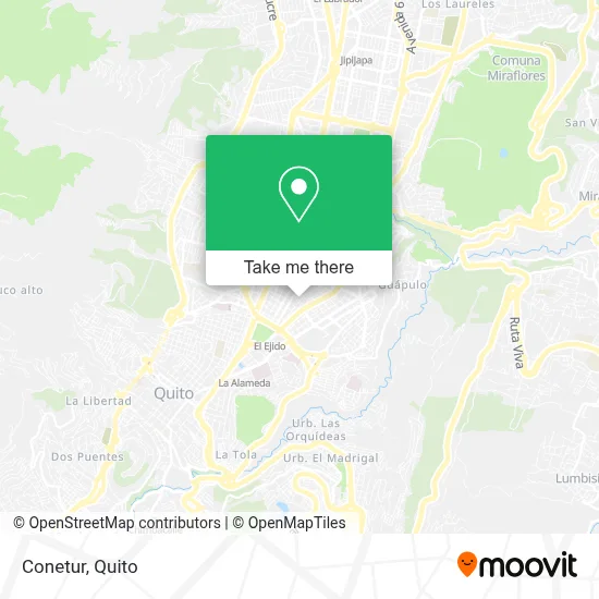 Conetur map
