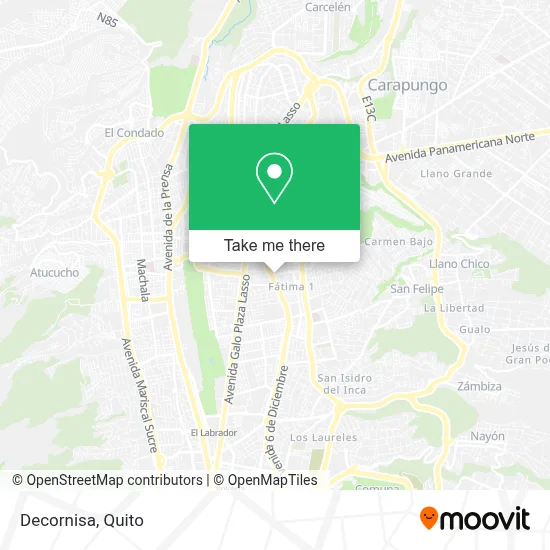 Decornisa map
