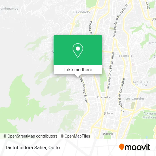 Distribuidora Saher map
