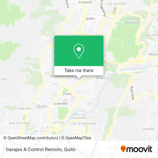 Garajes A Control Remoto map