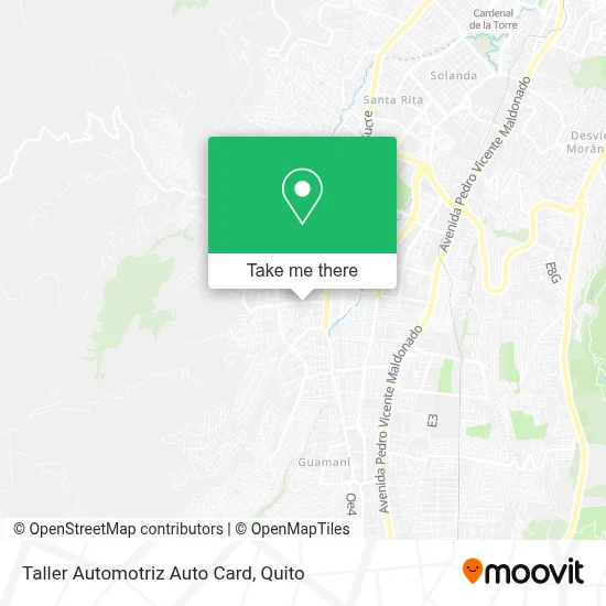 Taller Automotriz Auto Card map