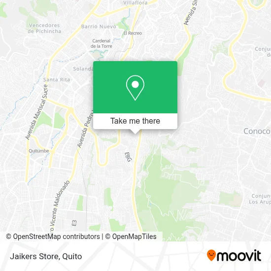 Jaikers Store map