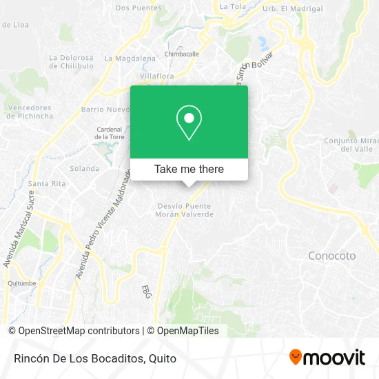 Rincón De Los Bocaditos map
