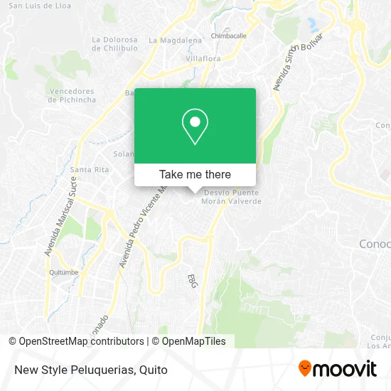 New Style Peluquerias map