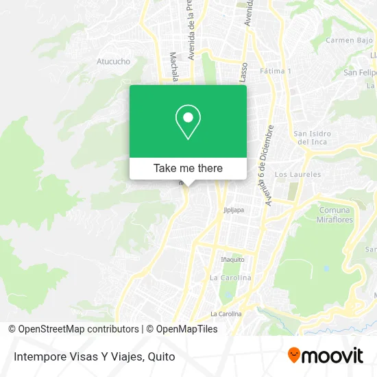 Intempore Visas Y Viajes map