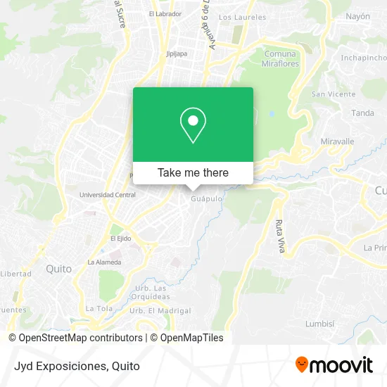 Jyd Exposiciones map