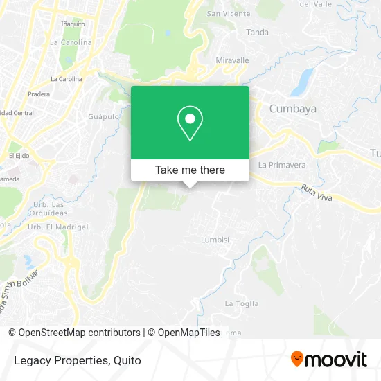 Legacy Properties map