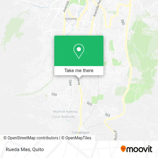 Rueda Mas map