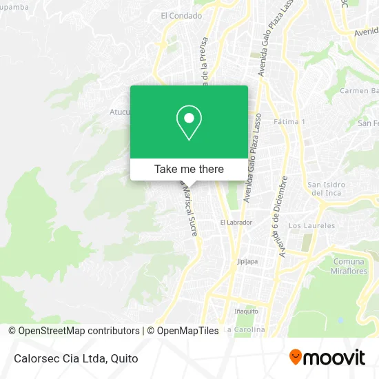 Calorsec Cia Ltda map