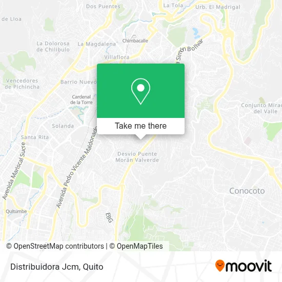 Distribuidora Jcm map