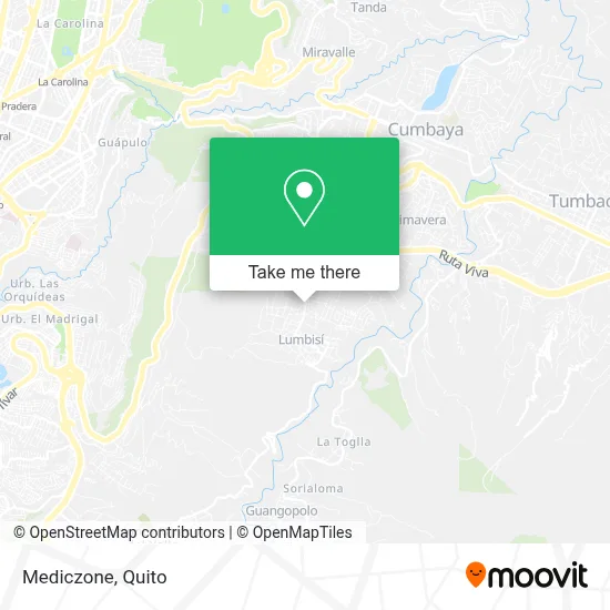 Mediczone map