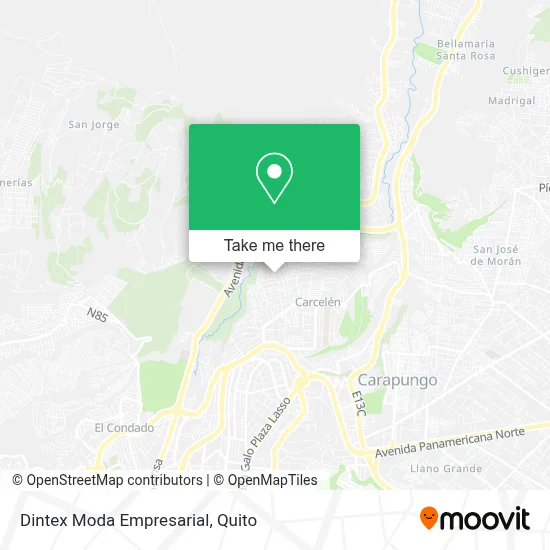 Dintex Moda Empresarial map