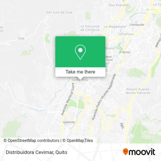 Distribuidora Cevimar map