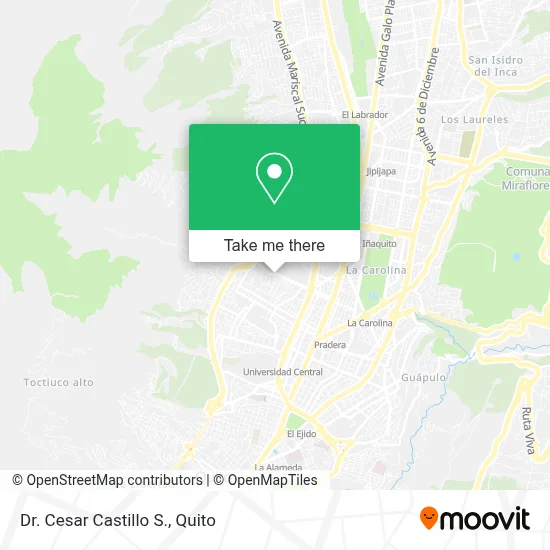 Dr. Cesar Castillo S. map