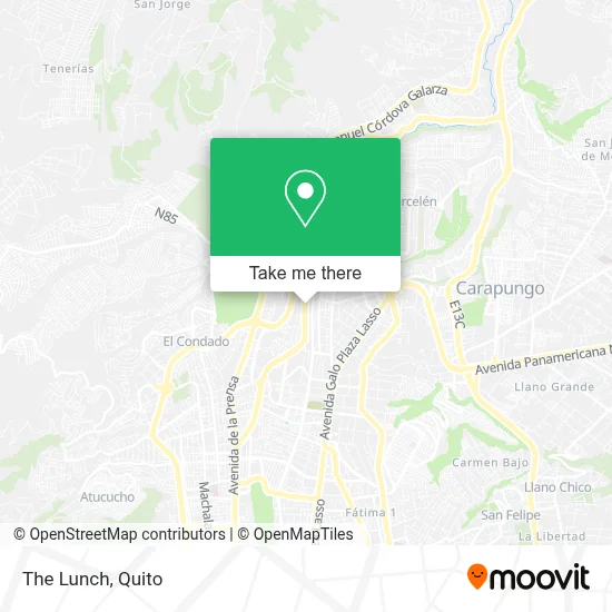 The Lunch map