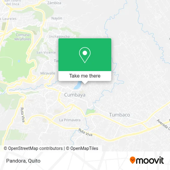 Pandora map
