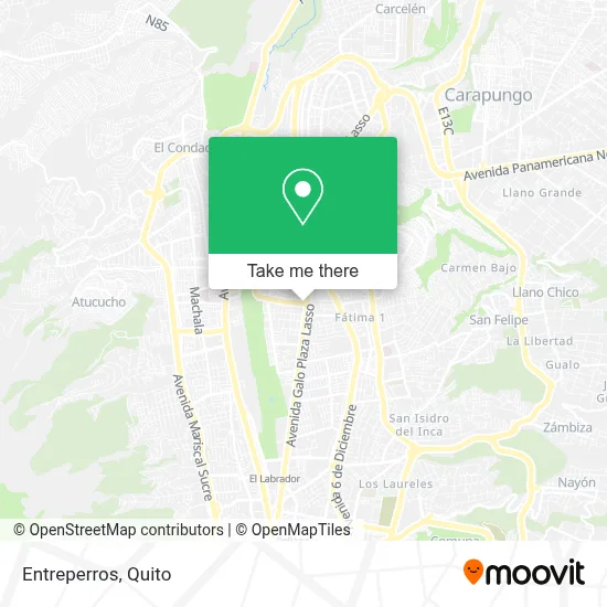 Entreperros map
