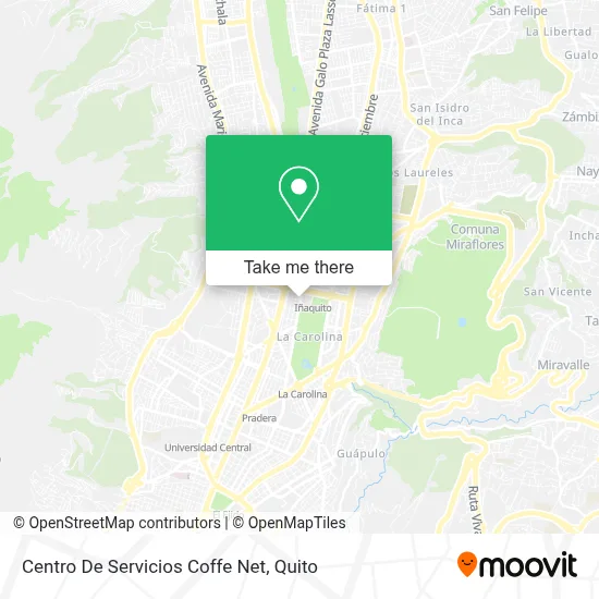 Centro De Servicios Coffe Net map