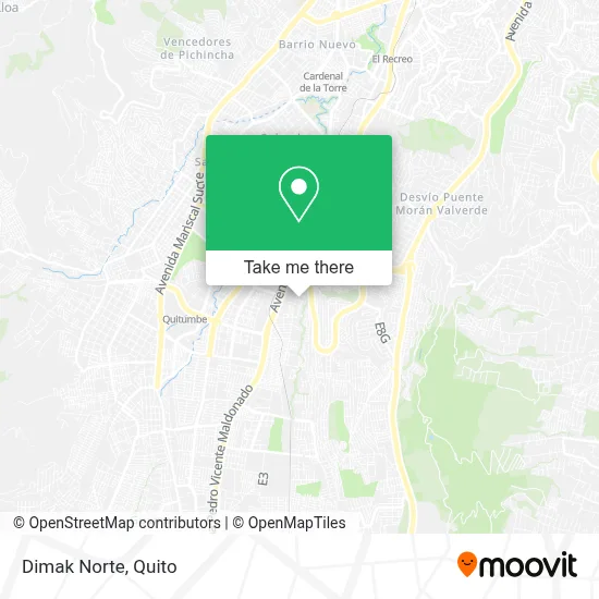 Dimak Norte map