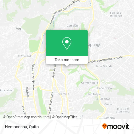 Hemaconsa map