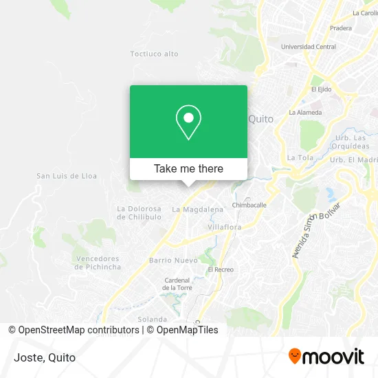 Joste map