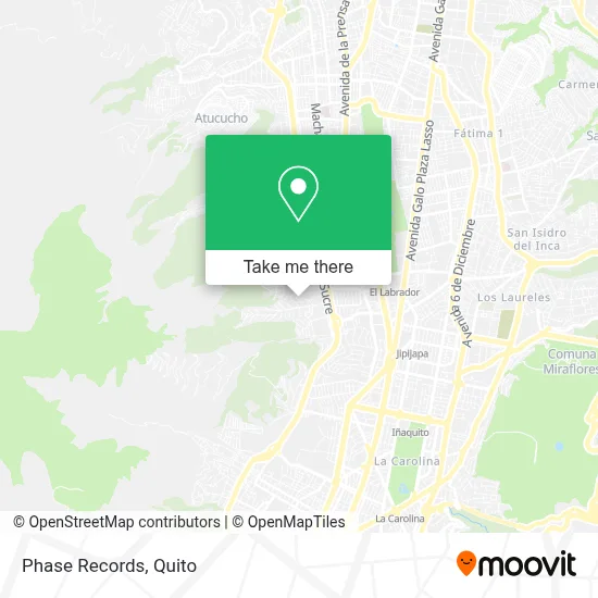 Phase Records map