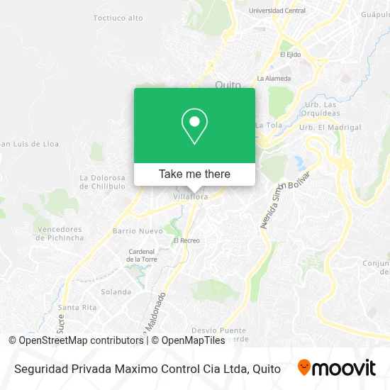 Seguridad Privada Maximo Control Cia Ltda map