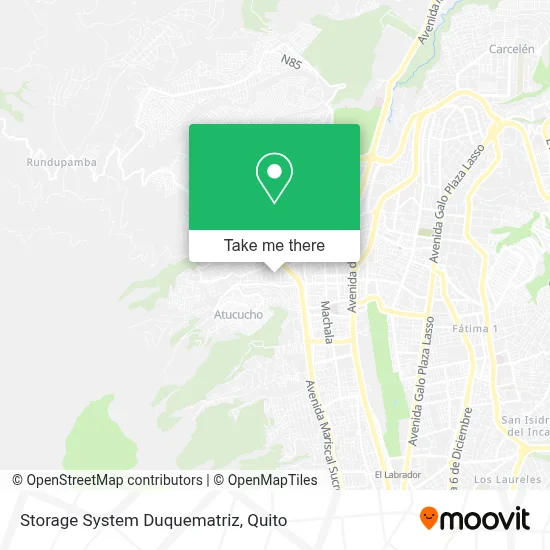 Storage System Duquematriz map