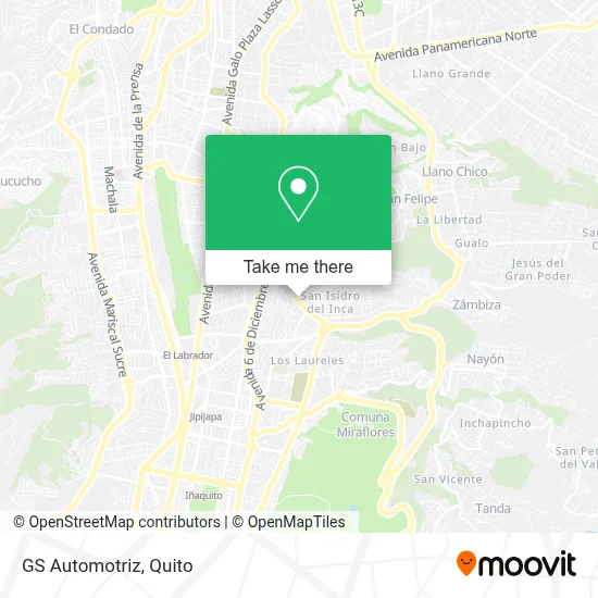 GS Automotriz map
