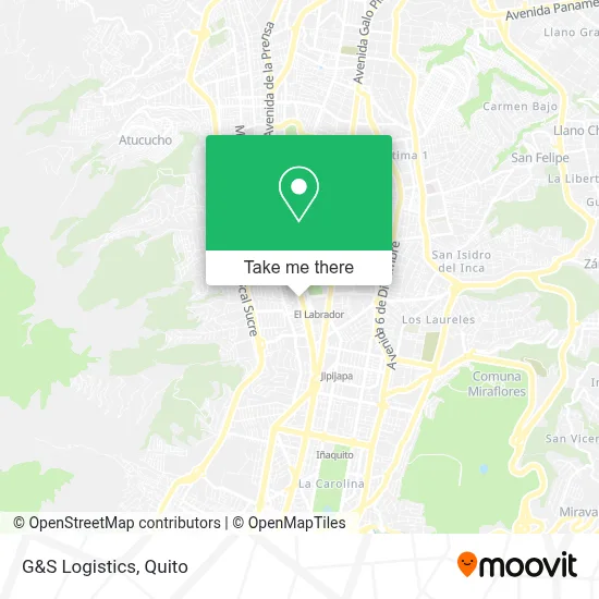 G&S Logistics map