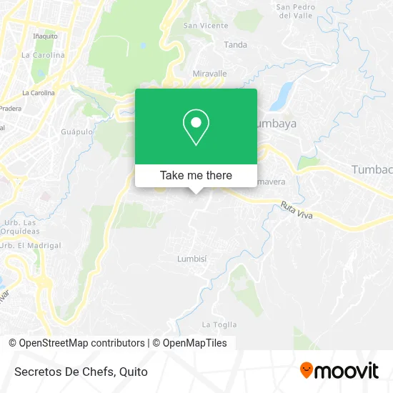 Secretos De Chefs map