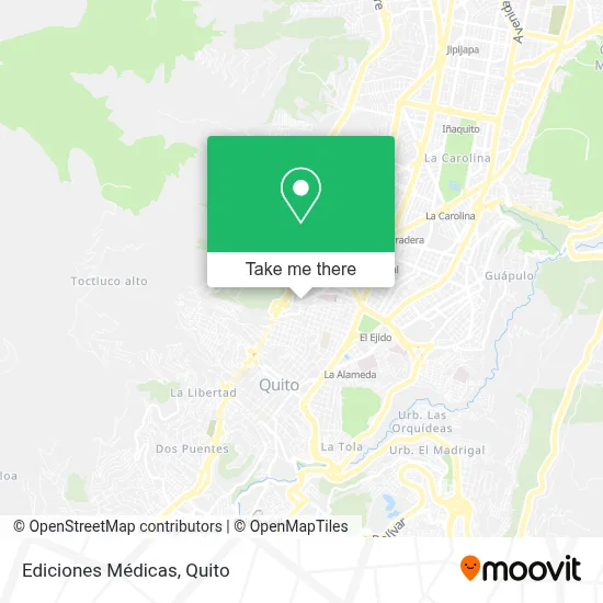 Ediciones Médicas map