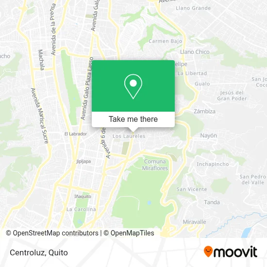 Centroluz map