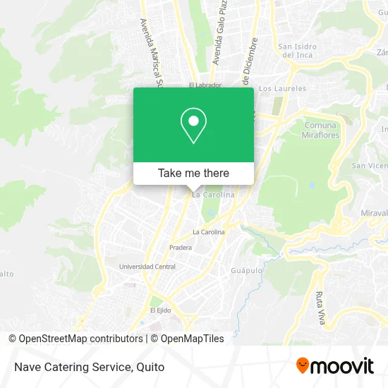 Nave Catering Service map