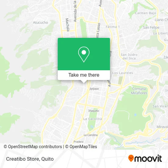 Creatibo Store map