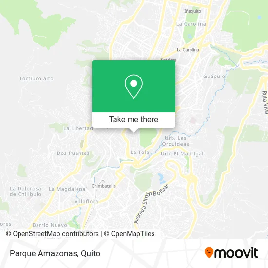 Parque Amazonas map