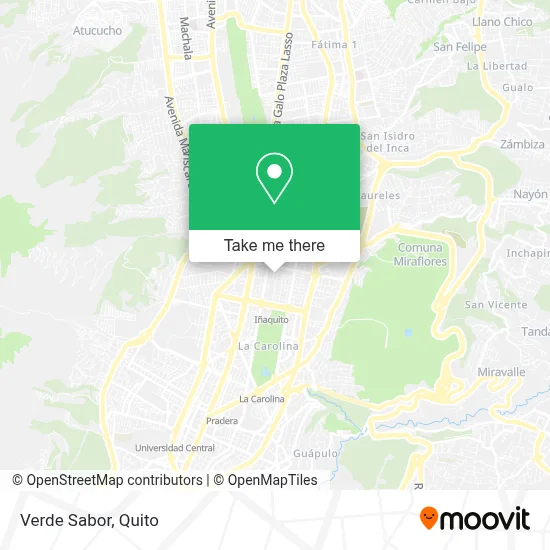 Verde Sabor map