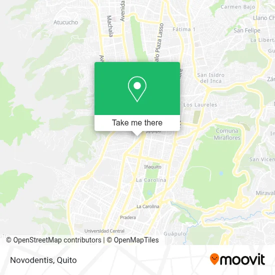 Novodentis map