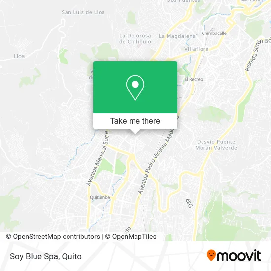 Soy Blue Spa map