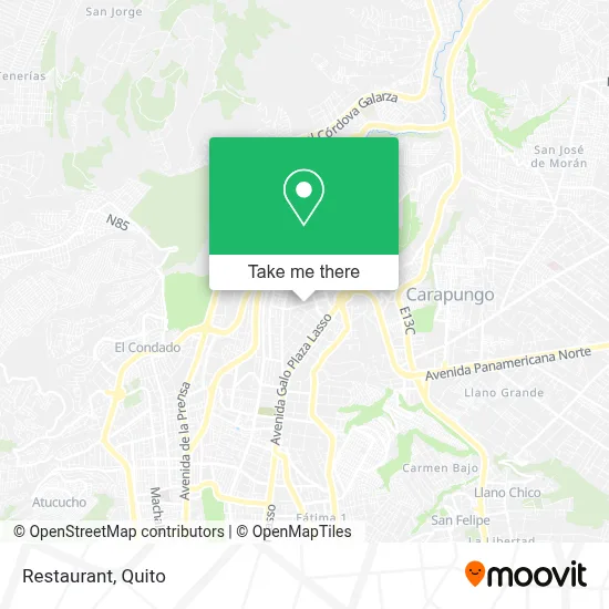 Restaurante map