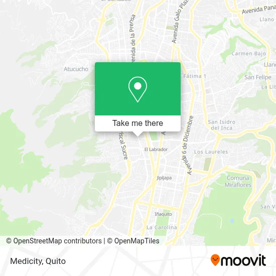 Medicity map