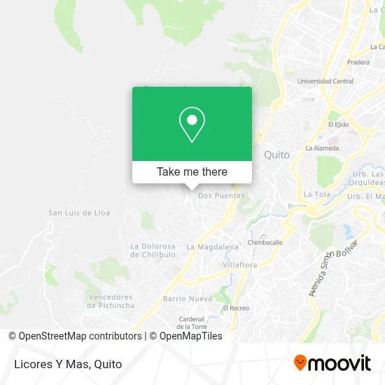 Licores Y Mas map