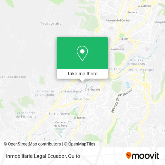 Inmobiliaria Legal Ecuador map
