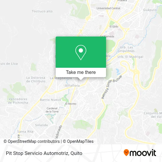 Pit Stop Servicio Automotriz map